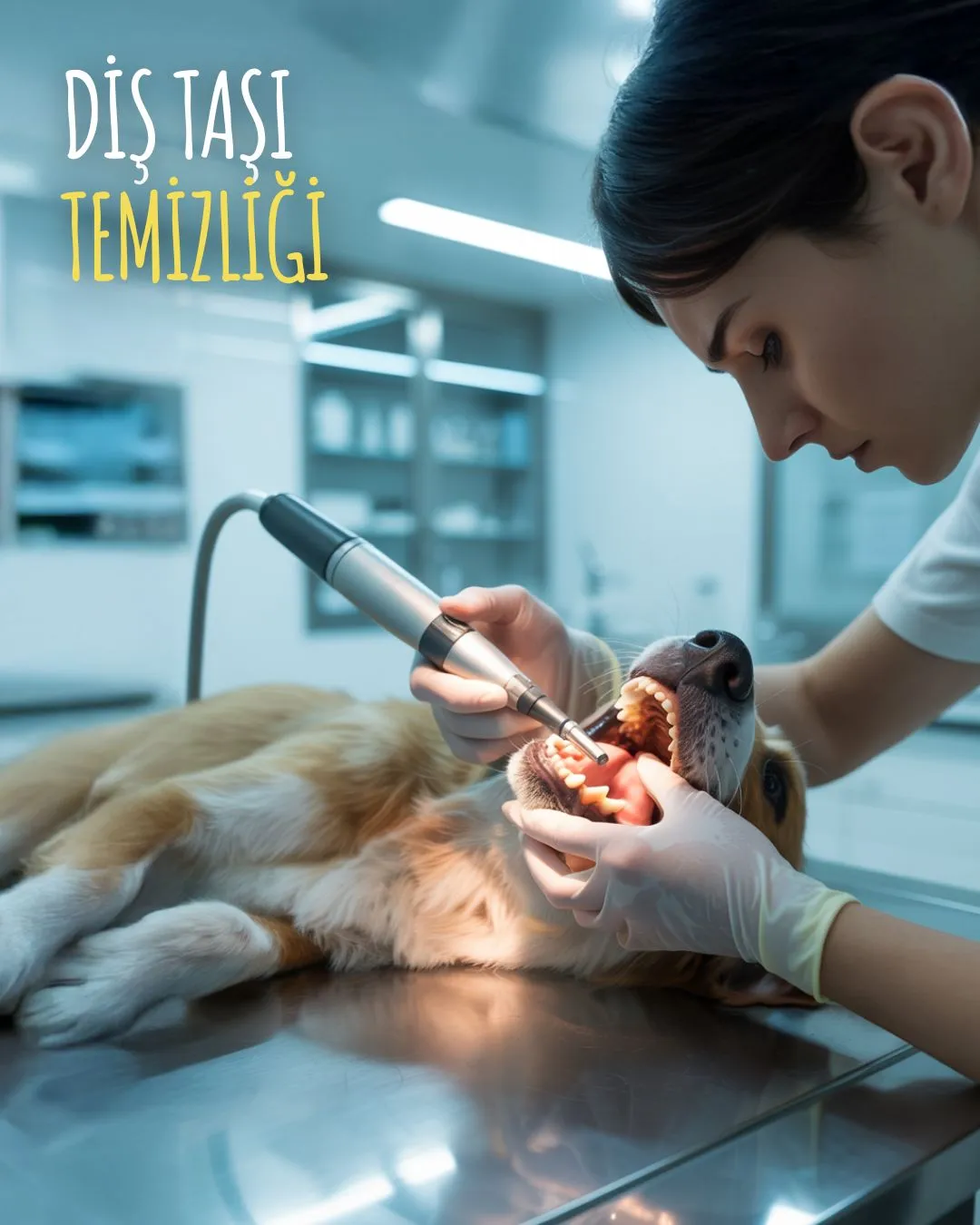 Evcil Hayvanlarda Diş Taşı Temizliği