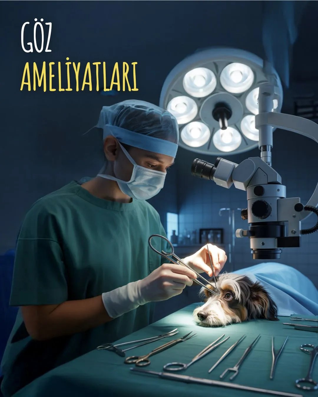 Evcil Hayvanlarda Göz Ameliyatları