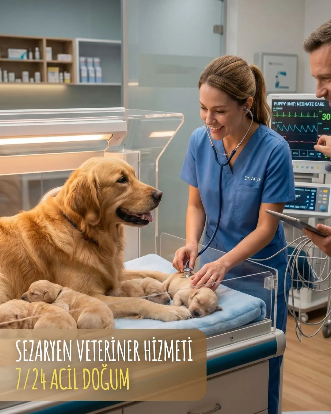 Beylerbeyi Sezaryen Veteriner Hizmeti | 7/24 Acil Doğum