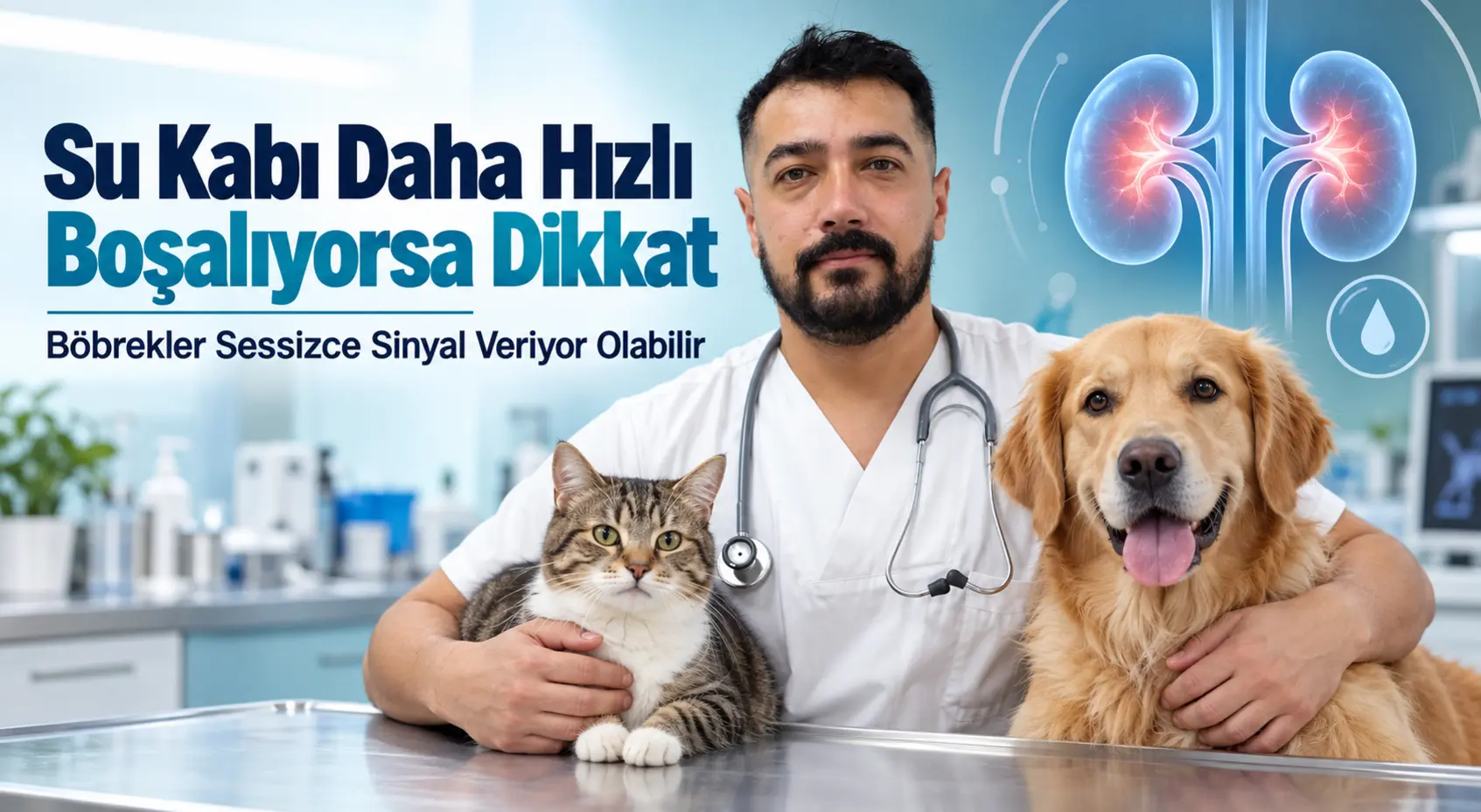 Veteriner Hekim Emre Ateş kedi ve köpeklerde böbrek hastalığı belirtilerini anlatıyor